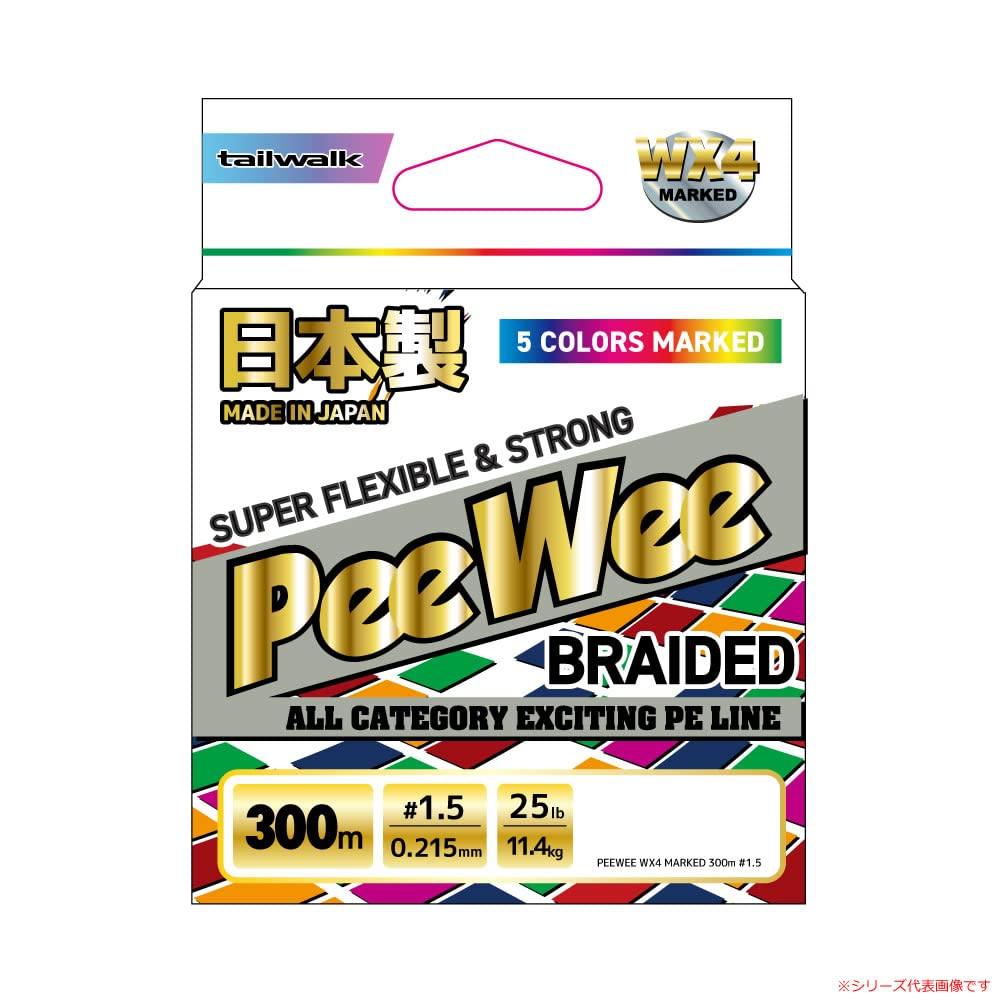 

Tailwalk PE Line Pee Wee WX4 Marked 300m No. 0.6