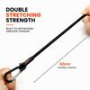 4pcs Quick Attach Bungee Cord Double Stretch Elastic Rope Lightweight Bungee Rope  Outdoor