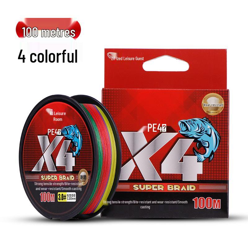 Superglatte PE Dyneema Angelschnur: 8-fach/4-fach geflochten, 100m/150m - Spezielle Hauptschnur für Köder