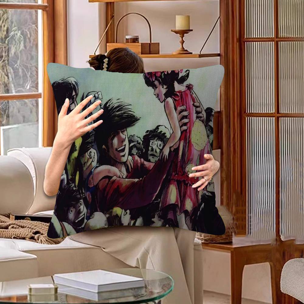Fighting Comics T-Tomorrow Joe Pillow Gift Home Office Decoration Bedroom Sofa Car Cushion Cover Case 45x45