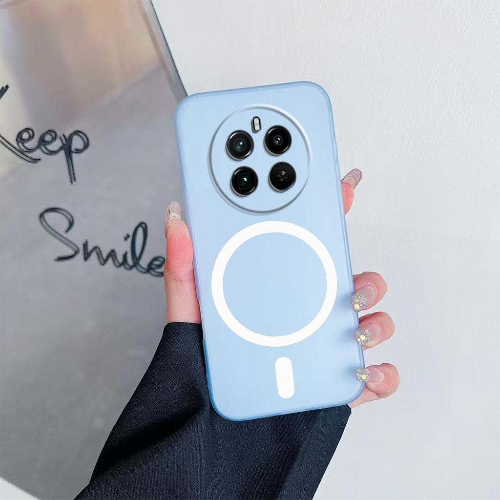 Hülle für realme 12+ 5G, 12 Pro+ 5G, Pro, 12 4G, Narzo 70 Pro 5G, 70 5G Premium Magnetische Matte Handyhülle Schutzhülle