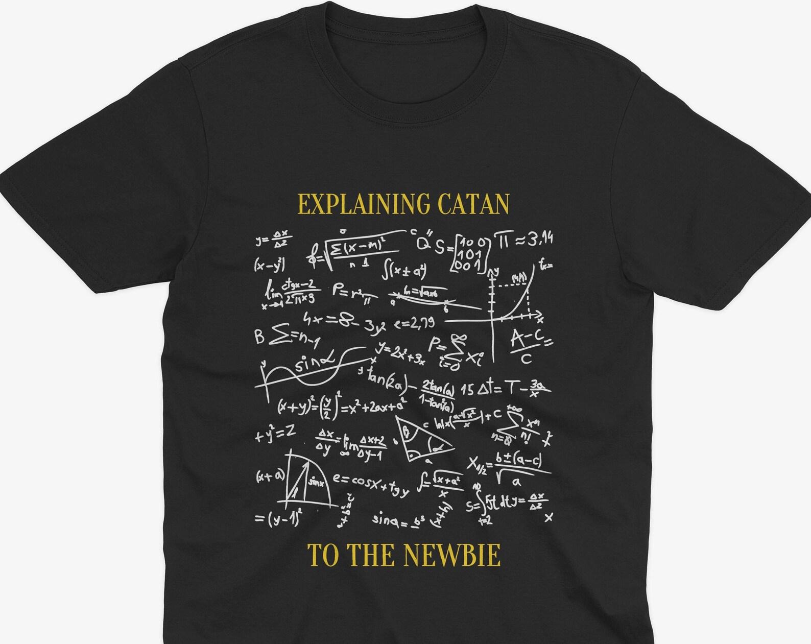 Explaining Catan T-Shirt, Funny Catan T-Shirt, Board Games, Settlers of Catan, Board Games T-Shirt, Catan Resources 2XL