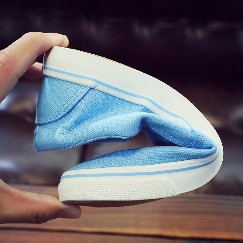 New Men Canvas Shoes Driving Slip on Shoes Lazy Shoes Mens Designer Sneakers Womens Loafer Zapatillas Hombre 21 Colors