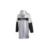 Adidas Originals Trefoil Liquid Metal Spliced ​​Sports Windbreaker mit Kapuze Herren Jacke Metallic-Dunkel-Silber GT7292