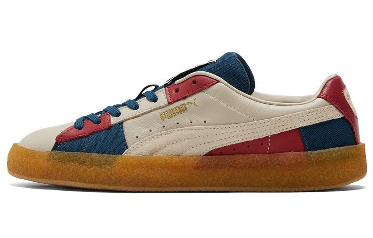 PUMA Suede Crepe Patch Peyote Blue Red 381195-01 37