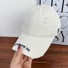 Spring And Summer Soft Top Washed American Ripped Baseball Cap Male And Female Alphabet Embroidered Cap Sun Hat