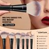 42-Piece Makeup Tool Kit: 18-Brush Set + 24-Sponge Set