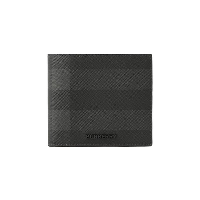 

Burberry Plaid Leather Bi-fold Wallet One Size