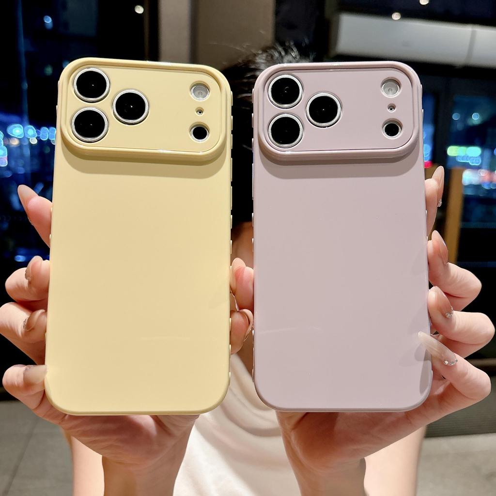 Compatible with Apple 17 Pro Max Heart Side iPhone 16/15 Protective Silicone Cover for 14/13