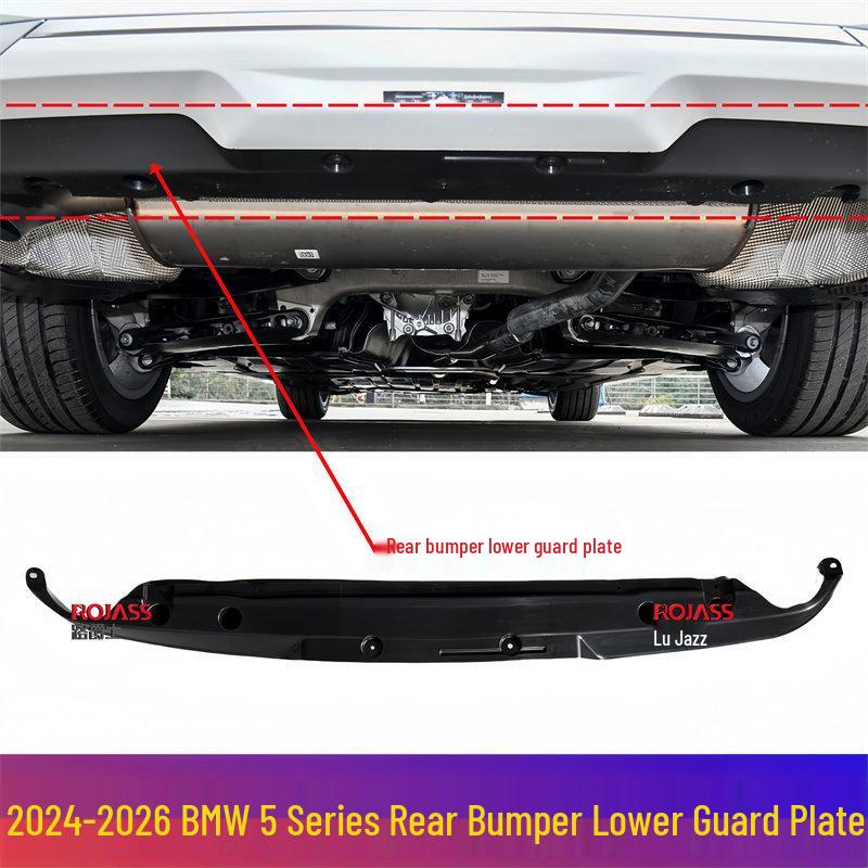 BMW 5 Series Rear Bumper Protection Plate and Mudguard (525/520/530Li) Rear Bumper Guard [Brand]