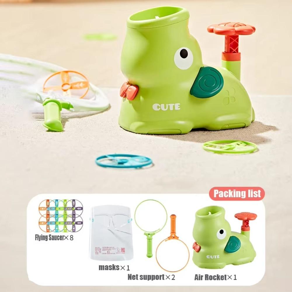 

Игрушка-запускатель ракет на открытом воздухе, ножной запускатель, взлетающая ракета, садовая игра зелёный