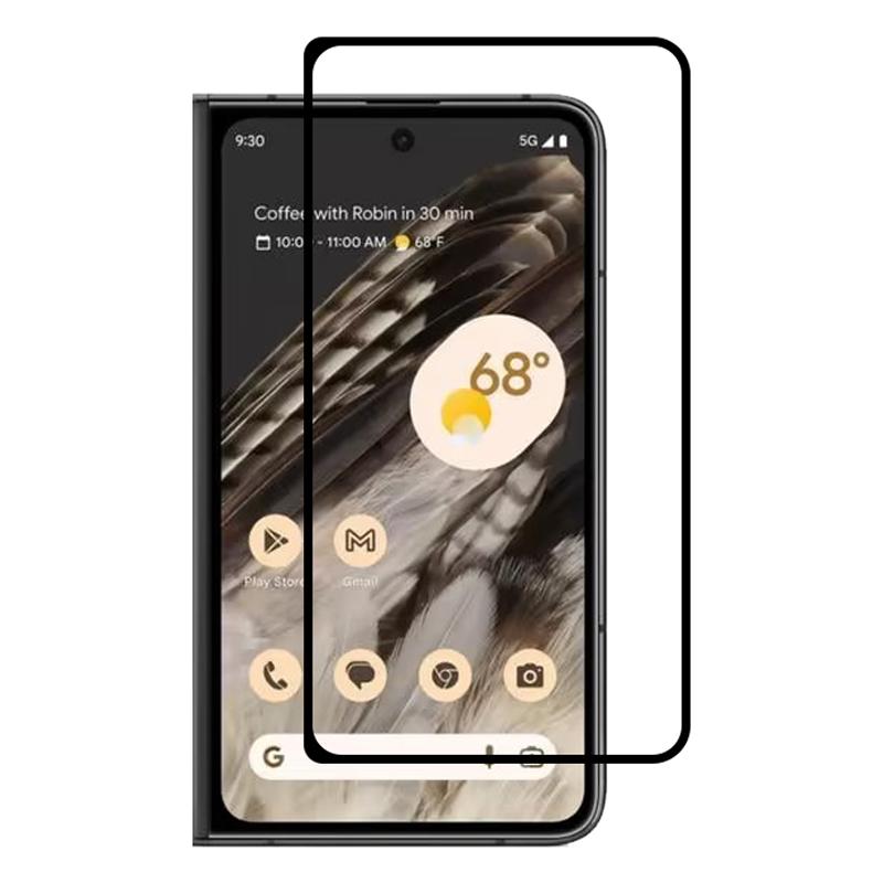 

RURIHAI Високоалюмосилікатна скляна плівка для екрана для Google Pixel Fold, 0,26 мм 2.5D Вторинно загартований захисник екрана Type A