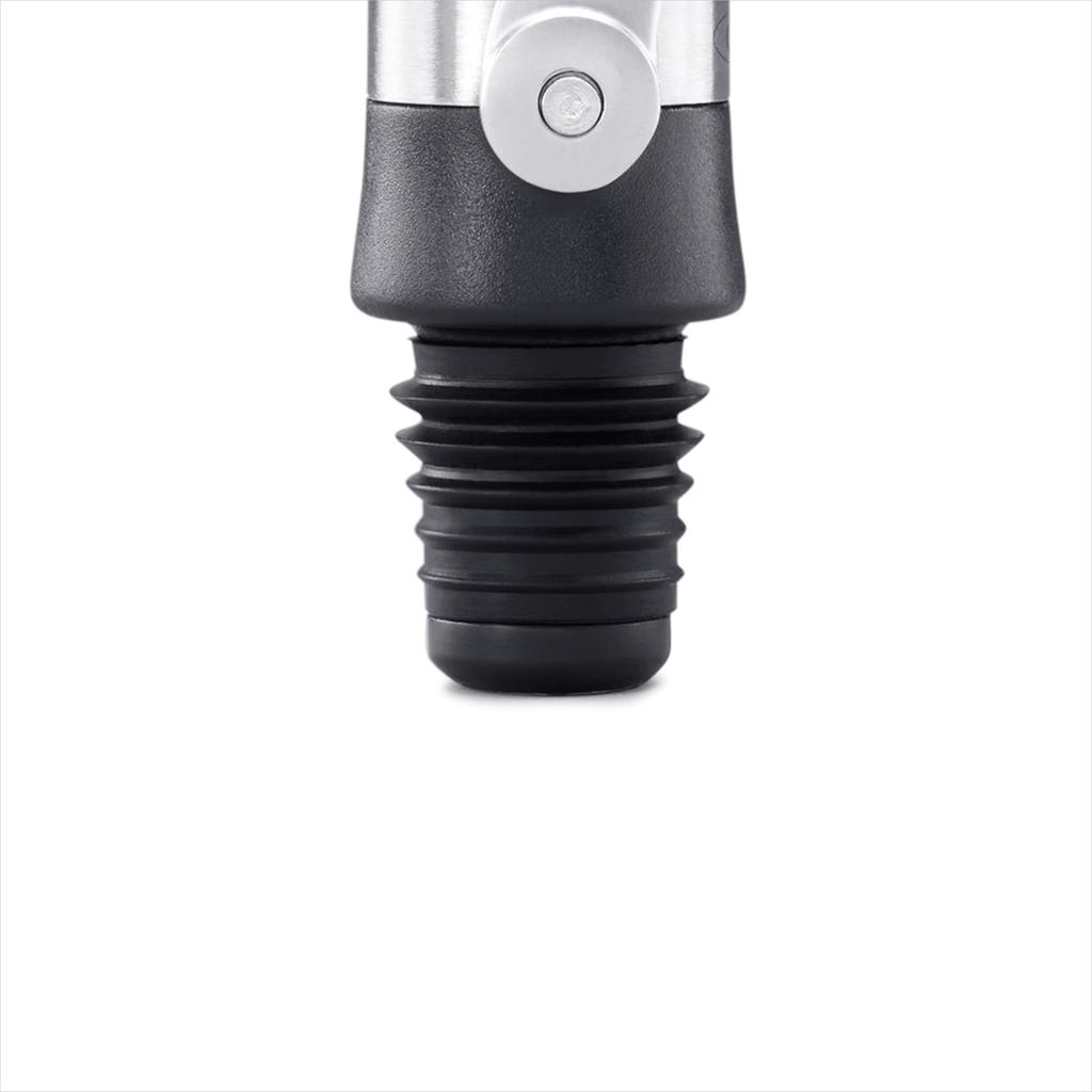 OXO Wine Stopper Pourer Breathing Stainless Dishwasher Safe & 2-in-1 Drip-proof, Oxidation-resistant, Function, Steel,