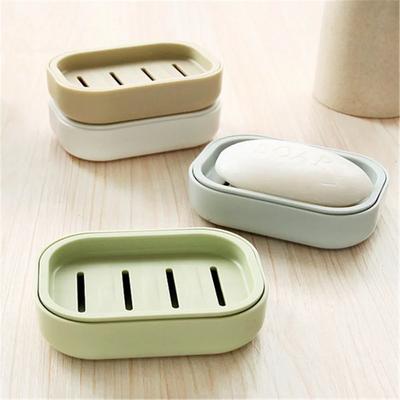 Neue Badezimmer Schüssel Platte Fall Hause Dusche Reise Wandern Halter Container Seife Box Kunststoff Seife Box Dispenser Seife Rack