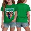 Korean Girl Group Kids Fashion Short Sleeve T-Shirt for Boys and Girls
