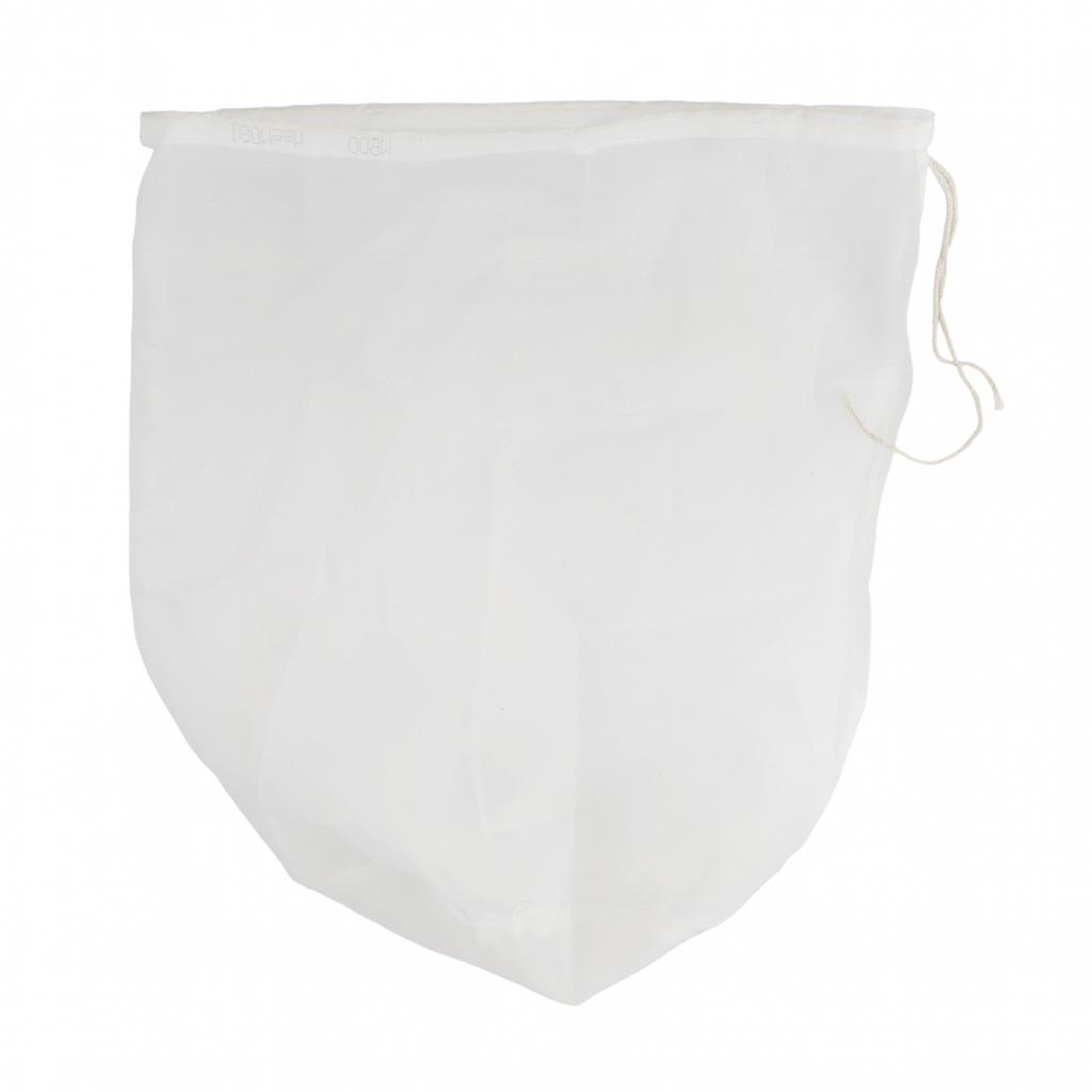 100300 Mesh Nylon Filter Bag with Drawstring for Filtration and Straining