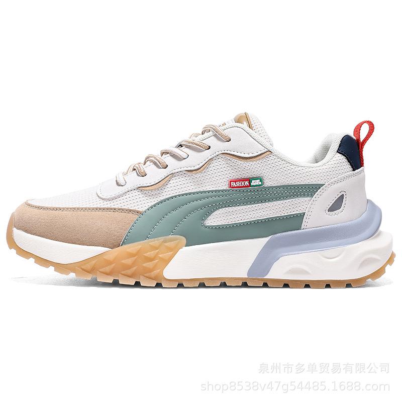 New four-season breathable mesh shoes new casual sports shoes outdoor running shoes dad shoes