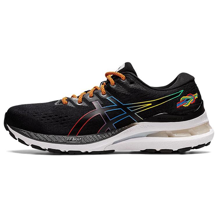 New Asics Gel Kayano 28 'Black Orange' Women's 1012B251-001