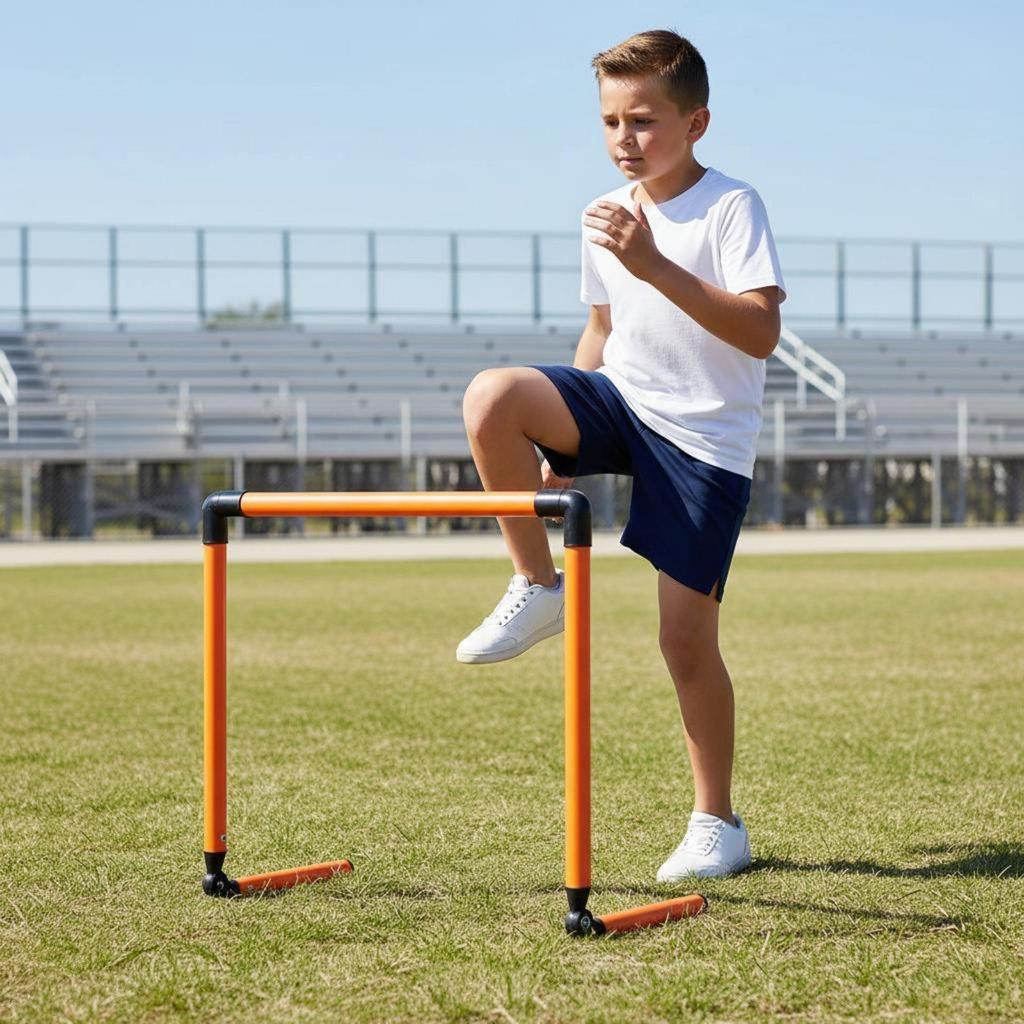 Adjustable Agility Hurdles Long-Lasting Soccer Hurdle Lightweight