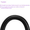 DMiotech 15.8 mm x 12 mm x 1.6 M PP Corrugated Tubing, Unsplit, for IndoorOutdoor Cord Management, Wrapping, and Organizing in Office and Garden.