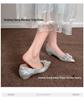 Champagne Crystal High Heels - Comfortable Bridal & Bridesmaid Shoes with Inner Lift