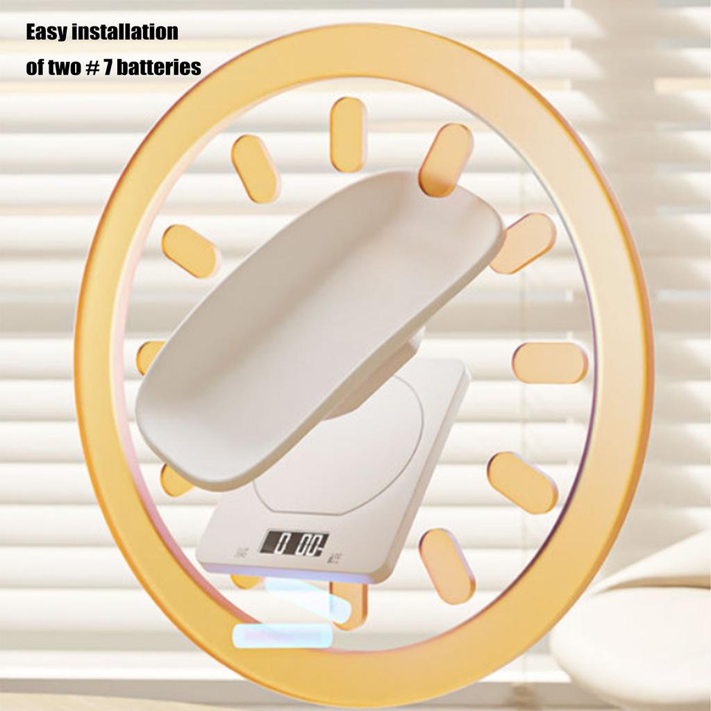 Small Animal Digital Weighing Scale Multifunctional Pet Scale for Newborn Cats Dogs and Small Pets with Removable Tray