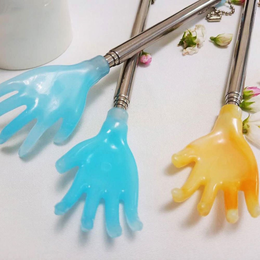 Form Teleskopischer Rücken Kratzer Fingerförmiger Kratz-Rückenkratzer Ausziehbarer Massagestab