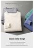 Men's 2023 Autumn/Winter Loose Wool Knit Cashmere Sweater - Thick, Warm, Casual Base Layer Sweater