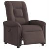 VidaXL Electric Recliner Dark Brown Fabric, Electric Chair for Elderly, Recliner, 3303239