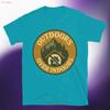 Outdoors Over Indoors T Shirt Vintage Washed Graphic Comfortable Stretched Slightly Soft Casual Designer Clothes Versatile