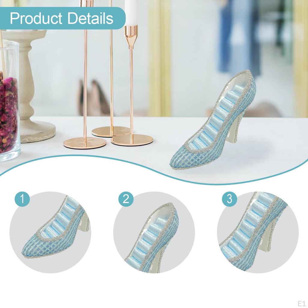 High Heel Shoes Rings Holder Organizer Fashion Jewelry Store Earring Chic Accessories Creative Home