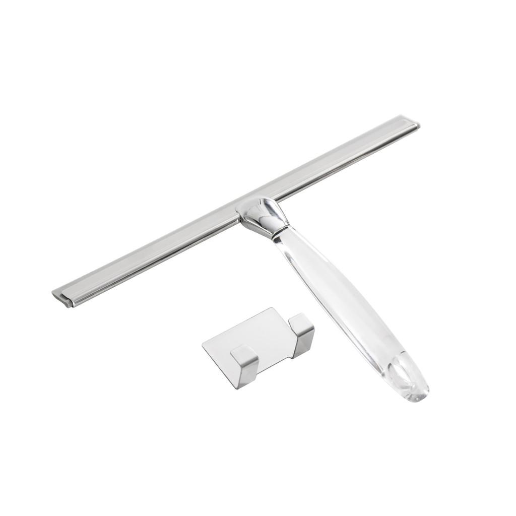 Stainless Steel Bathroom Window Scraper Glass Cleaning Tool For Home And Commercial Use