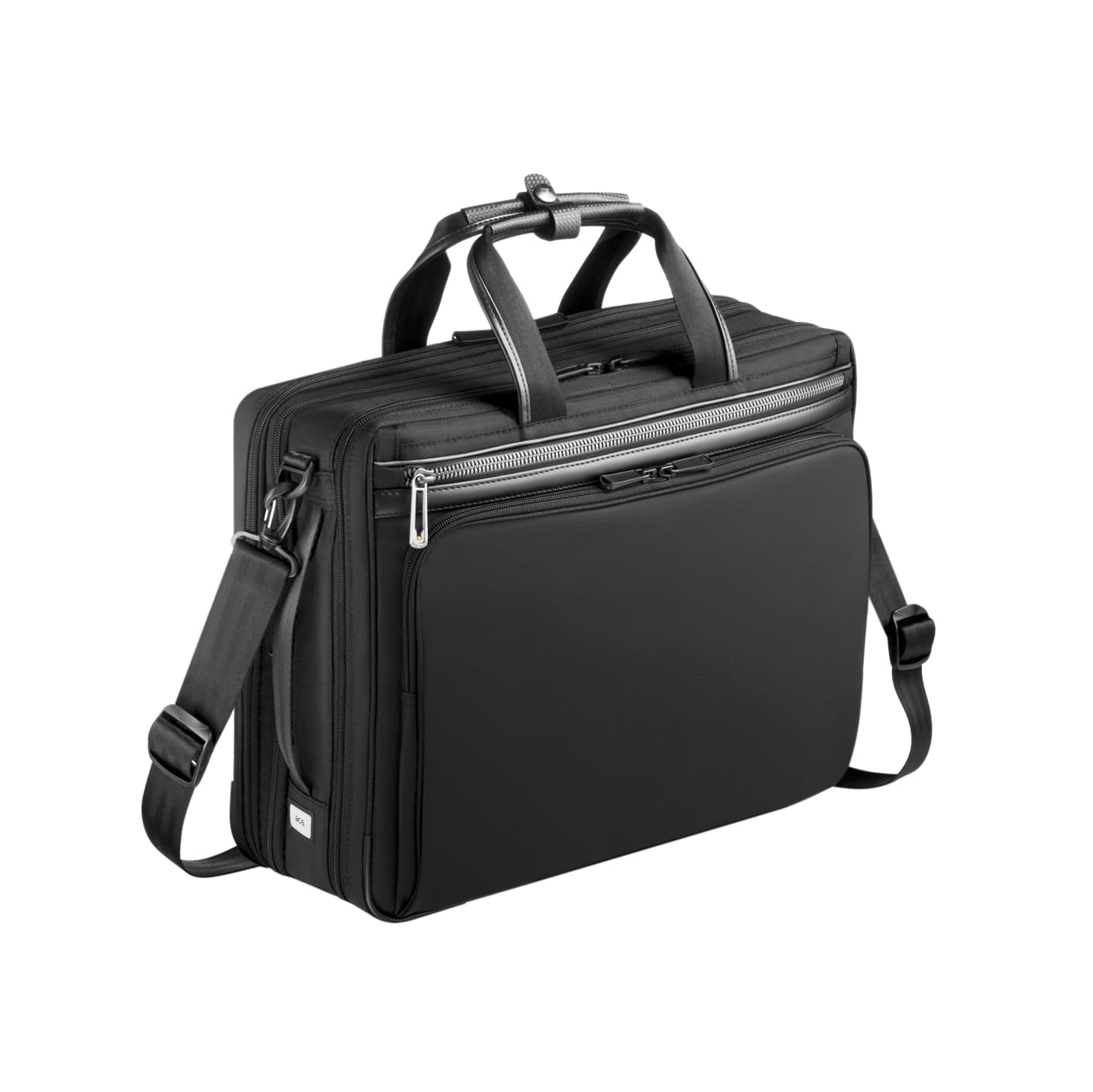 

Ace Gene Flexlite Fit Lightweight Business Bag, 43cm, B4 Size, 2 Compartments, Expandable, with PC Storage, 54560 01 (Black)