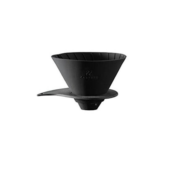 Zebrang Outdoor Camp Lightweight Portable Pocket Size V60 Flat Dripper 02 PLUS ZB-VDFP-02B 1 4 Cups Coffee Folding Unbreakable