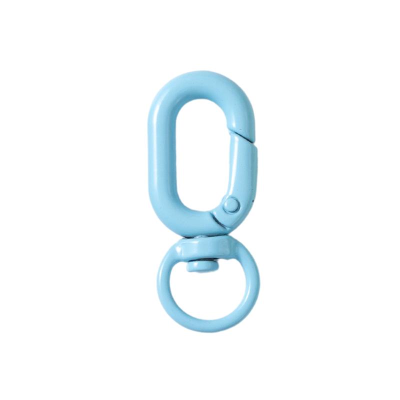 5pcs Colorful Metal Lobster Claw Clasps Swivel Lanyards Trigger Strap with Key Ring DIY Accessories for Bag Key Chains Connector