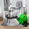 Goalkeeper Green Jersey Blanket Soft Warm Cozy Suitable for Chair Office Livingroom for All Occasions Modern Suitable for Gifting Relatives and Friend