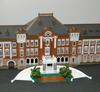 Woody Joe Tokyo Station Marunouchi Building Wooden Model Assembly Kit 1/350 (Building)