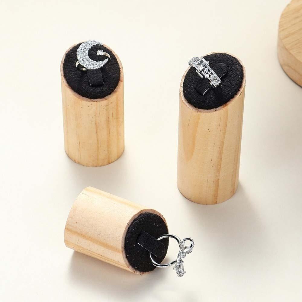 3Pcs/set Premium Desktop Storage Rack Elegant Ring Holder Ring Jewelry Display Rack  Display Props