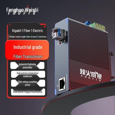 Fenghuoweishi Przemysłowy Transceiver światłowodowy Gigabitowy