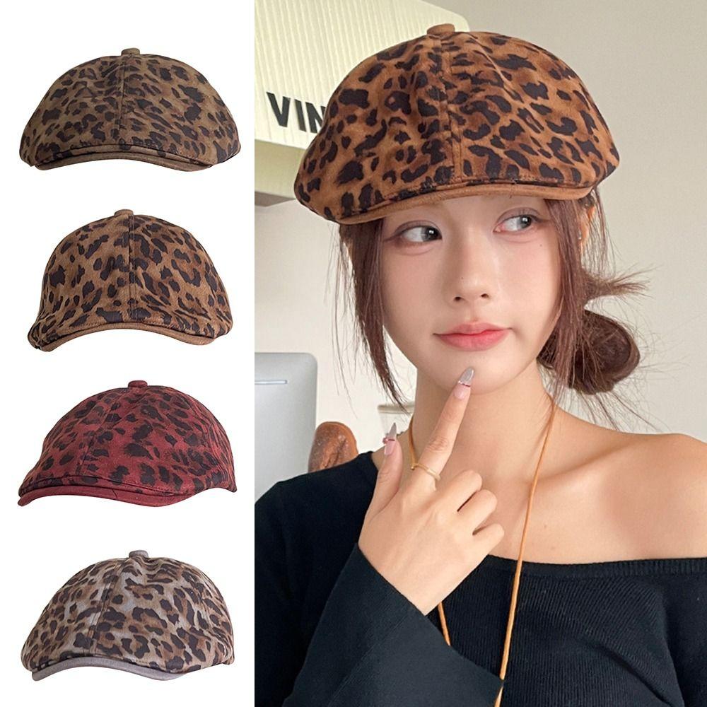 Retro Painter Cap Adjustable Artist Berets Cute Berets Hat  Women Girls
