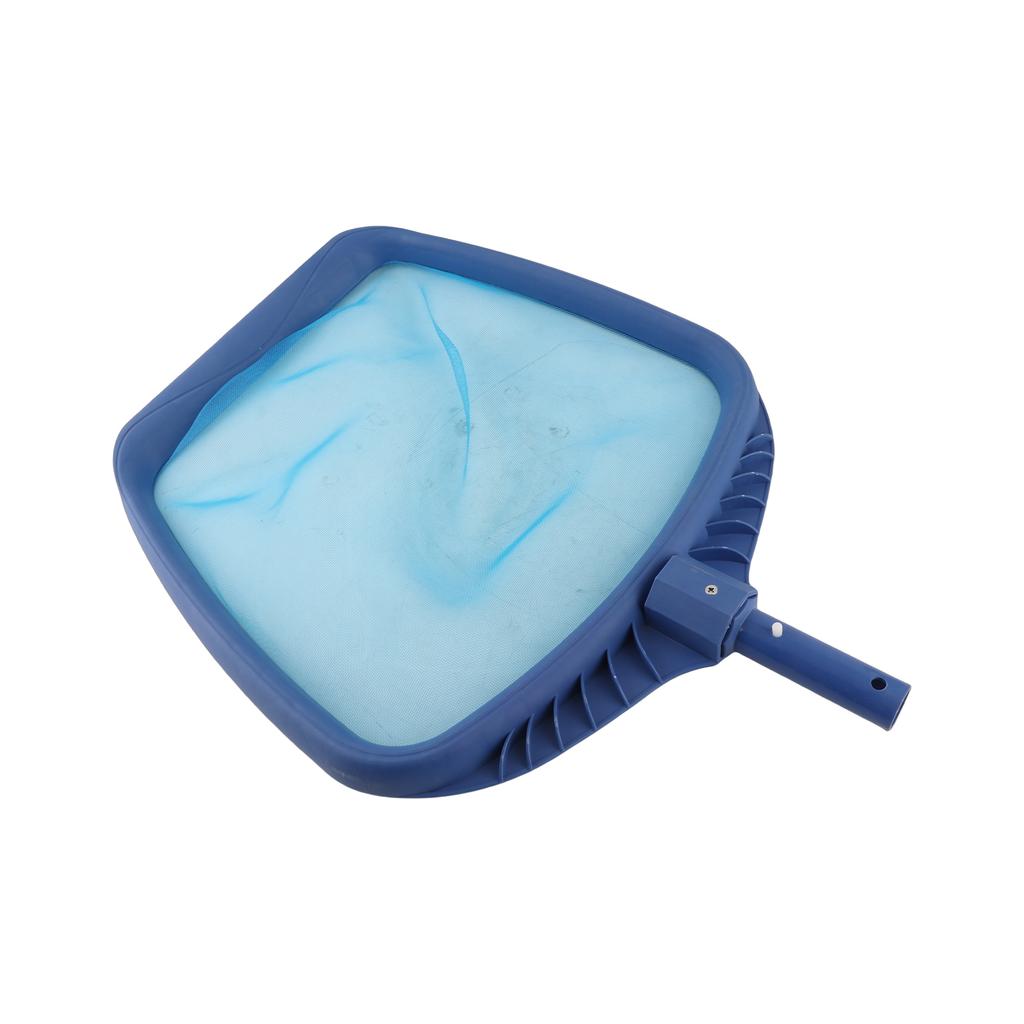 Robuster Pool-Skimmer-Netz Feines Netz Teleskopstange Schwimmbadzubehör Blau