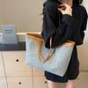 Large Capacity Underarm Bag for Women  Casual Monochrome Bag  Classic Cowboy Shoulder Bag  Feminine Commuting Bag  Fashionable