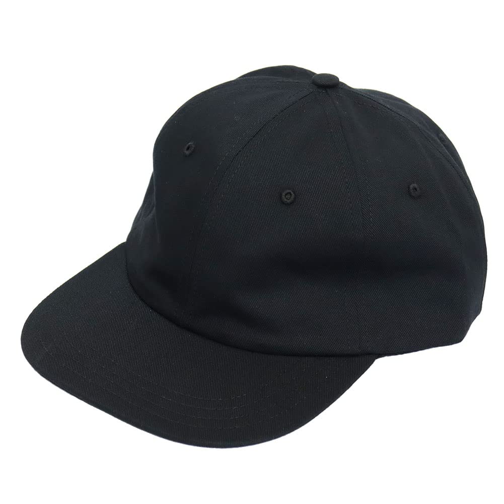 

Cooperstown Ball Cap Solid Cap, Black, No Wash, Made in the USA