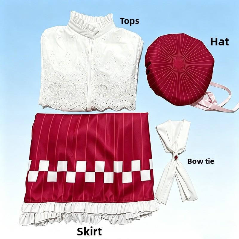 Demon Slayer Kimetsu No Yaiba Kamado Nezuko Cosplay Attire With Full Set For Anime Convention And Parties