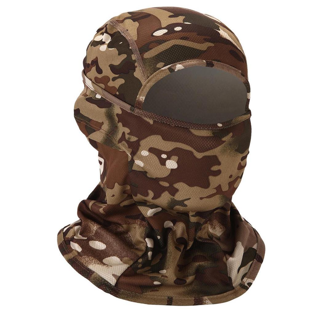 Camo Cycling Mask & Summer Headband: Sun Protection Neck Gaiter for Men & Women
