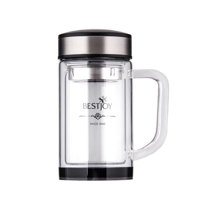 Fuguang Double-Layer Borosilicate Glass Tea Mug