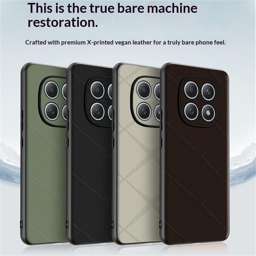 Phone Case For Xiaomi Poco M8 5G/Redmi Note 15 5G (Global)/15 4G (Global) X-Patterned TPU PU Leather PC Anti-Drop Phone Cover