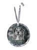 Australian Shepherd - Crystal Bauble with a Photo, Dog Photo In Crystal, Personalized Christmas Tree Ornament by Brand