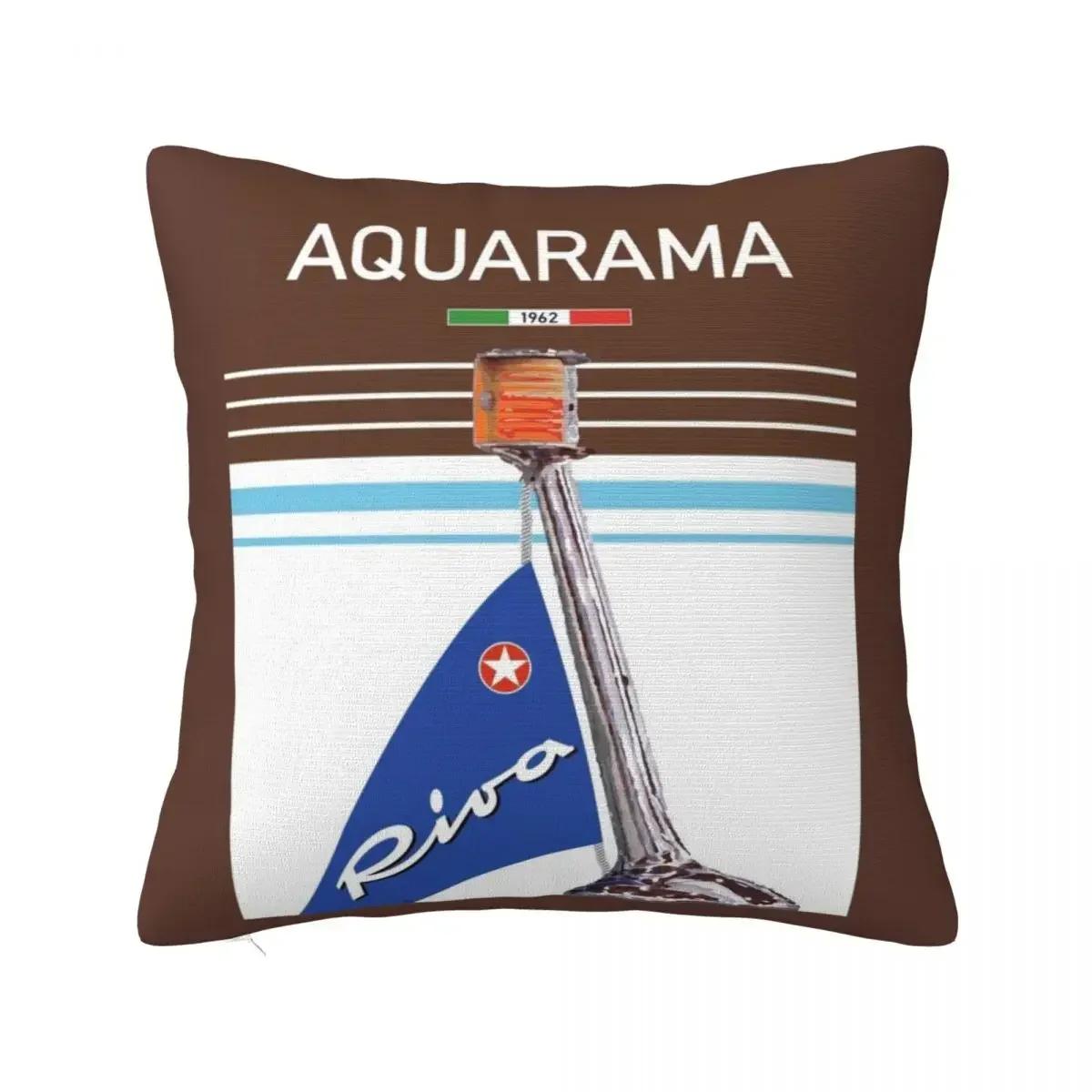 

Riva Aquarama Motor Boat Italy Italia Vintage Throw Pillow Luxury Cushion Cover Ornamental Pillow Luxury Pillow Case 66x66cm бежевый