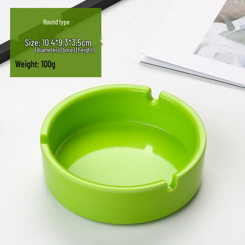 Colorful Drop-Resistant Melamine Ashtray for Hotels, Cafes, Homes, and Bars